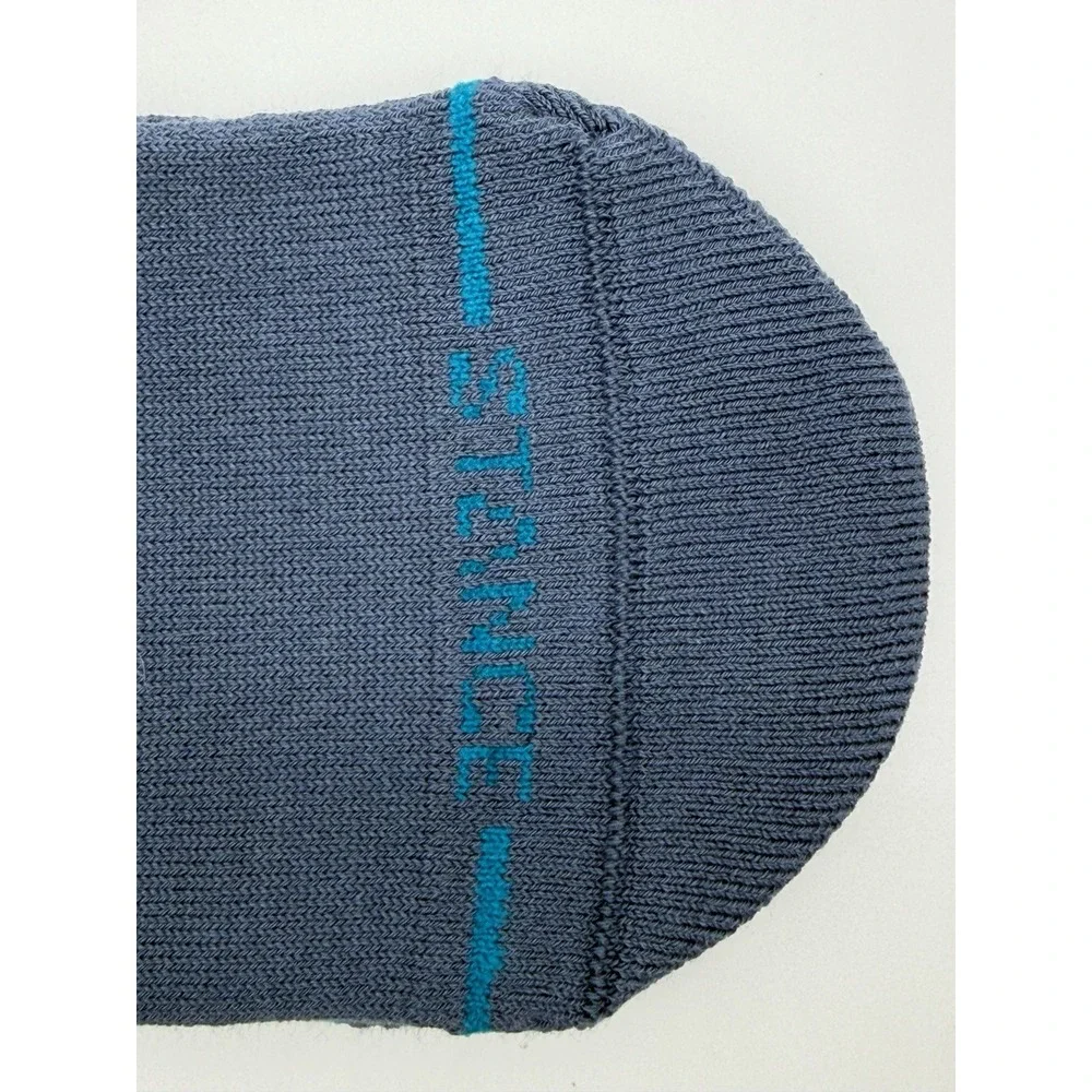 Stance Icon Crew Socks Sea Blue M311D14ICO Mens Large NWT